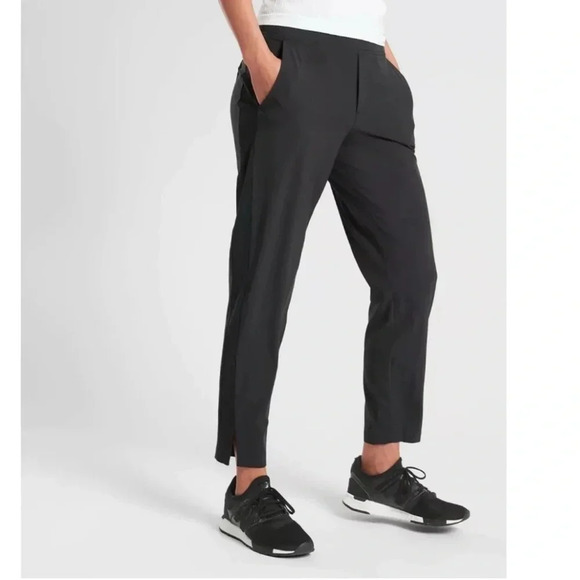 Athleta Brooklyn Ankle Pants in Black size 12 - Picture 1 of 9